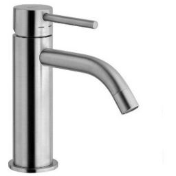 Paffoni Light bateria umywalkowa stojąca stal szczotkowana LIG071KST