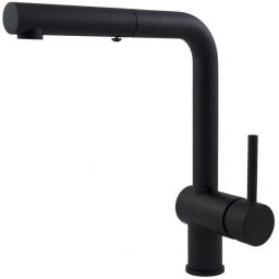 Paffoni Light bateria kuchenna stojąca czarny mat LIG285NO