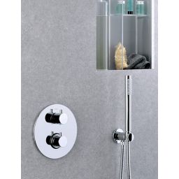 Paffoni Light bateria wannowo-prysznicowa podtynkowa termostatyczna chrom LIQ018CR