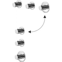Paffoni Modular Box bateria wannowo-prysznicowa podtynkowa termostatyczna chrom MDE018CR