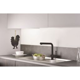 Paffoni Ringo bateria kuchenna stojąca czarna RIN185NO