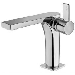 Paffoni Rock bateria umywalkowa stojąca chrom RO071CR