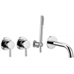 Paffoni Light bateria wannowo-prysznicowa podtynkowa chrom SK010CR70ZWW