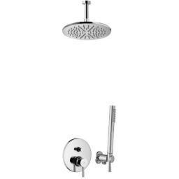 Paffoni Stick zestaw prysznicowy podtynkowy z deszczownicą chrom SK015ZSU2A