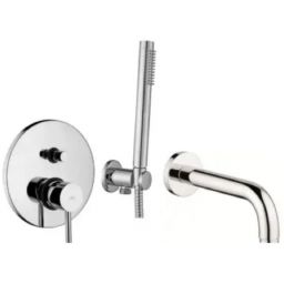Paffoni Stick bateria wannowo-prysznicowa podtynkowa chrom SK015ZWW
