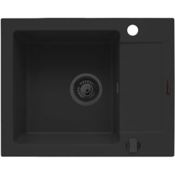 Pyramis Mido zlewozmywak z baterią czarny/czarny 070167602S