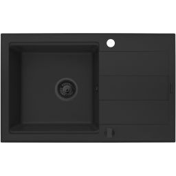 Pyramis Sparta Plus Lux zlewozmywak z baterią czarny/czarny 070175802S