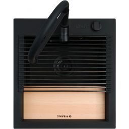 Pyramis Siros zlewozmywak z baterią czarny/czarny 079822801S