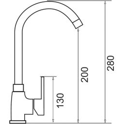 Pyramis Bello bateria kuchenna stojąca biały polarny 090918601
