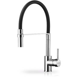 Pyramis Serina bateria kuchenna stojąca chrom-czarna 090939801