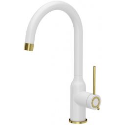 Quadron Ingrid bateria kuchenna stojąca biała-złoto/stare złoto 3523500_WHMPVDG1