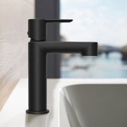 Ravak Puri bateria umywalkowa stojąca czarna X070181