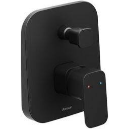 Ravak 10° bateria wannowo-prysznicowa podtynkowa czarna X070156