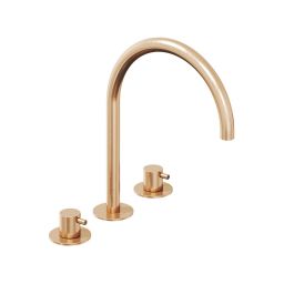 Ravak Espirit bateria umywalkowa stojąca złota X070349