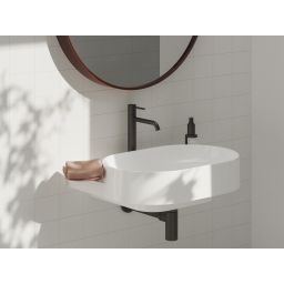 Ravak Espirit bateria umywalkowa stojąca grafit szczotkowany X070391