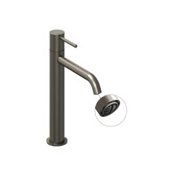 Ravak Espirit bateria umywalkowa stojąca BeCool grafit szczotkowany X070401