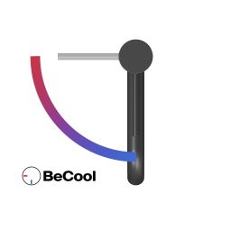 Ravak Espirit bateria umywalkowa stojąca BeCool czarna X070406