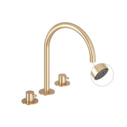 Ravak Espirit bateria umywalkowa stojąca złota X070599