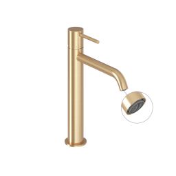 Ravak Espirit bateria umywalkowa stojąca złoty szczotkowany X070616