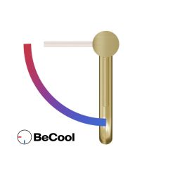 Ravak Espirit bateria umywalkowa stojąca BeCool złota X070618