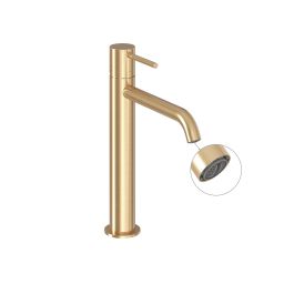 Ravak Espirit bateria umywalkowa stojąca BeCool złota X070618