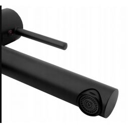 Rea Tess bateria umywalkowa stojąca wysoka czarna REA-B0229