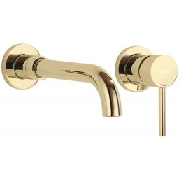 Rea Lungo bateria umywalkowa podtynkowa złota REA-B0370