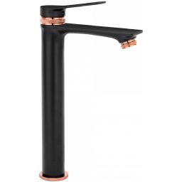 Rea Viral bateria umywalkowa stojąca czarna REA-B2026