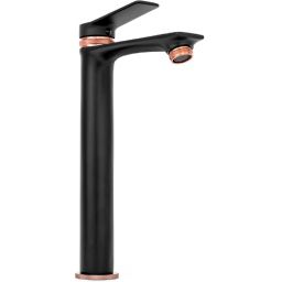 Rea Viral bateria umywalkowa stojąca czarna REA-B2026