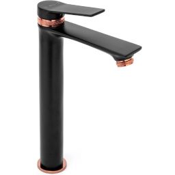 Rea Viral bateria umywalkowa stojąca czarna REA-B2026