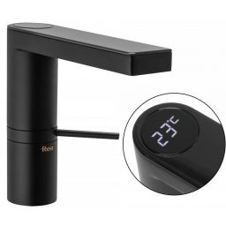 Rea Amar bateria umywalkowa stojąca czarna REA-B2065