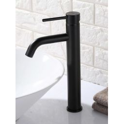 Rea Lungo bateria umywalkowa stojąca czarny mat REA-B4103