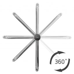 Rea Lugano bateria umywalkowa stojąca chrom REA-B5000