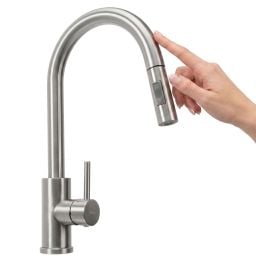 Rea Fresh Touch bateria kuchenna stojąca nikiel REA-B6735