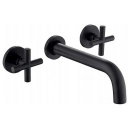 Rea Exit bateria umywalkowa podtynkowa czarny mat REA-B8000