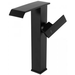 Rea Kent bateria umywalkowa stojąca czarna REA-B8012