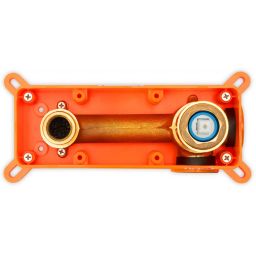 Rea Lungo L. bateria umywalkowa podtynkowa jasnozłoty szczotkowany REA-B8652