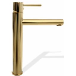 Rea Tess bateria umywalkowa stojąca wysoka jasnozłoty REA-B8803