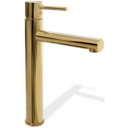 Rea Tess bateria umywalkowa stojąca wysoka jasnozłoty REA-B8803