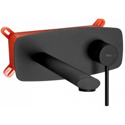 Rea Oval bateria umywalkowa podtynkowa czarna REA-B8860