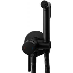Rea Loop Black bateria bidetowa podtynkowa czarny mat REA-B8978