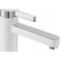 Rea Polo bateria umywalkowa stojąca chrom-biała REA-B9942