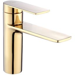 Outlet - Rea Storm bateria umywalkowa stojąca złota REA-B9981