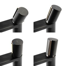 Rea Icon bateria umywalkowa czarny mat/jasnozłoty REA-B5680