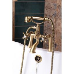 Sapho Antea bateria wannowo-prysznicowa ścienna brąz 3016