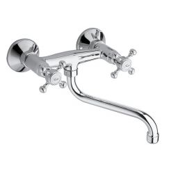 Sapho Antea bateria umywalkowa ścienna chrom 3061