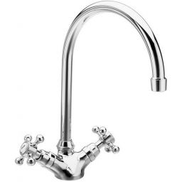 Sapho Antea bateria kuchenna stojąca chrom 3091