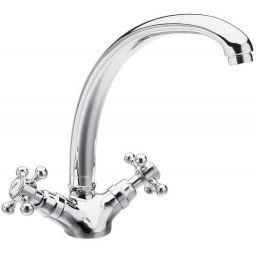 Sapho Antea bateria kuchenna stojąca chrom 3111