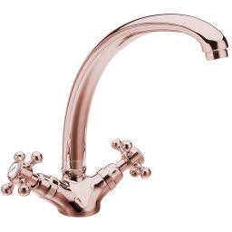 Sapho Antea bateria kuchenna stojąca różowe złoto 3117