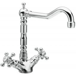 Sapho Antea bateria kuchenna stojąca chrom 3121